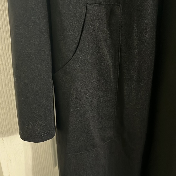 Black Long Sleeve Cardigan/ Blazer - Picture 3 of 5